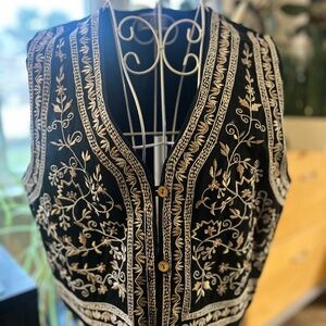 Vintage Tantrums embroidered vest